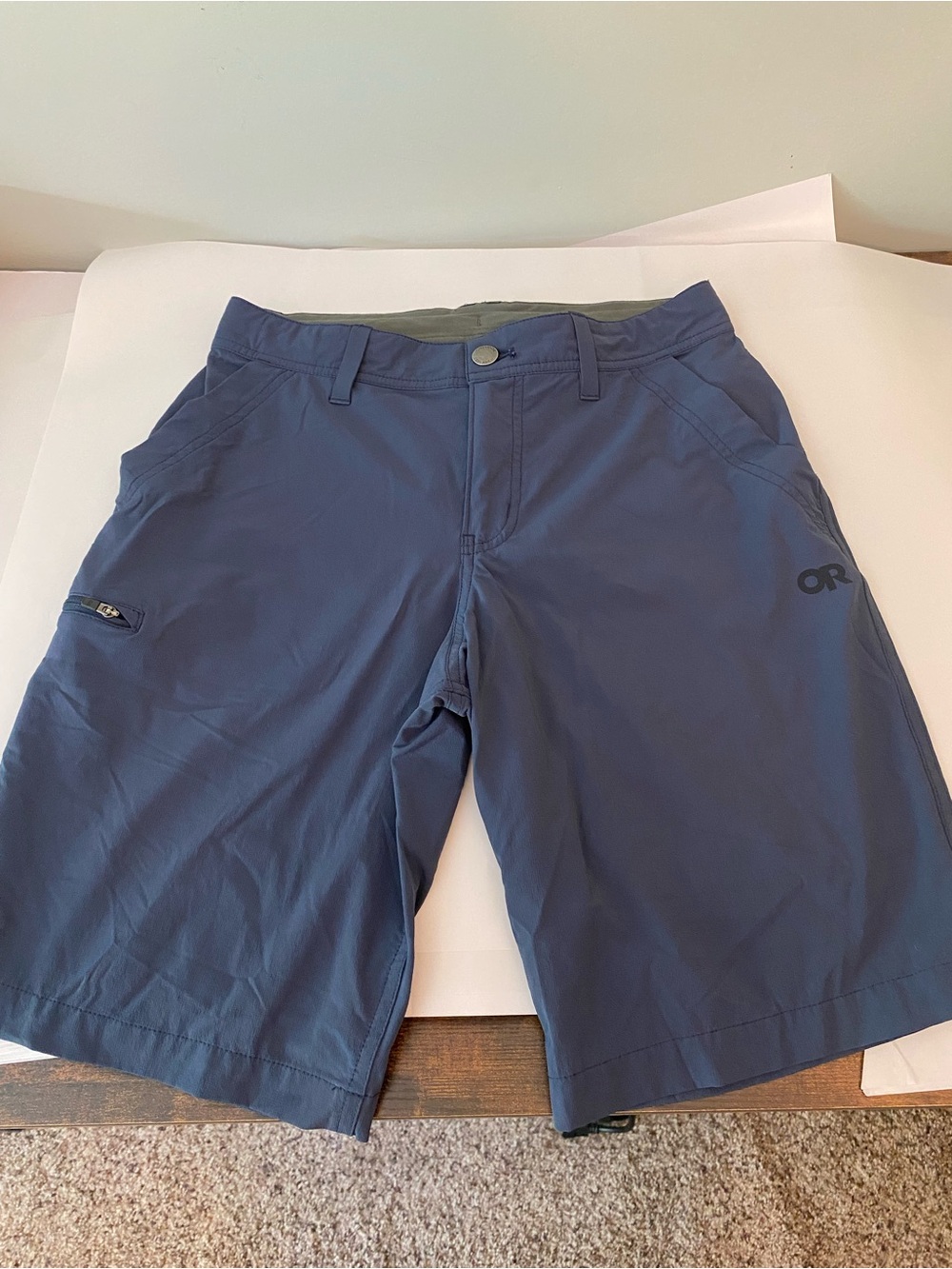 Outdoor Research Men’s Navy Blue Athletic Trail Shorts